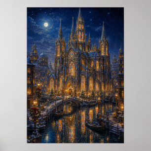 Póster Canal Yuletime II - Catedral Luminosa
