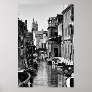 Póster Canales de Venecia