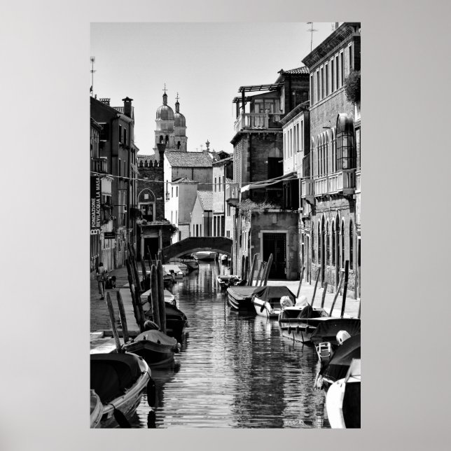 Póster Canales de Venecia (Frente)