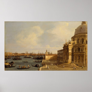 Póster Canaletto el   Venecia: Saludo del della de Santa