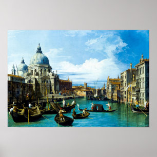 Póster Canaletto: The Entrance to the Grand Canal, Venice