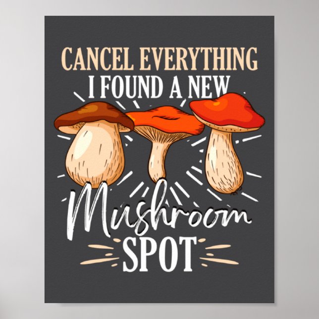Póster Cancel Everything I Found A New Mushroom St Fora  (Frente)