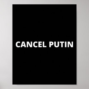 Póster Cancelar Putin _ Detener la guerra en Ucrania