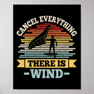 Póster Cancelar Todo -hay Cita De Viento Para Una Ala