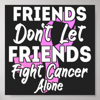 Póster Cancer Awareness support for friend 2022