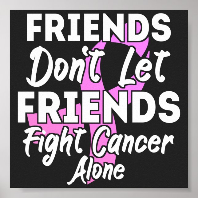 Póster Cancer Awareness support for friend 2022 (Frente)