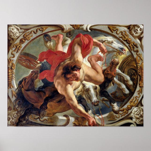 Póster Cáncer, de los Rótulos del Zodiac (Frente)