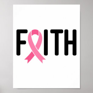 Póster Cáncer de mama Cinta rosa Cinta rosa Cáncer de Mam