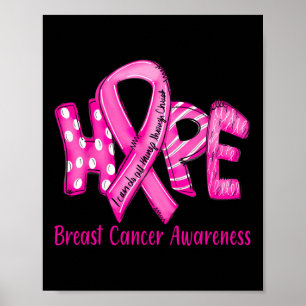 Póster Cáncer De Mama En Octubre Usamos Cinta Rosa