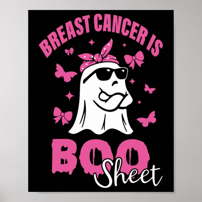Póster Cáncer De Mama Es Fantasma Graciosa De La Cinta Ro (Frente)