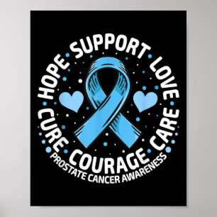 Póster Cáncer de próstata Apoyo familiar de cáncer de pró