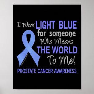 Póster Cáncer De Próstata Para Alguien Que Significa Mund