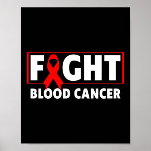 Póster Cáncer de sangre - Lucha contra el Cáncer de Sangr