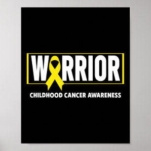 Póster Cáncer infantil - Conciencia sobre el cáncer infan