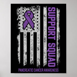 Póster Cáncer Pancreático Apoyo Escuadrón Cáncer Pancreát
