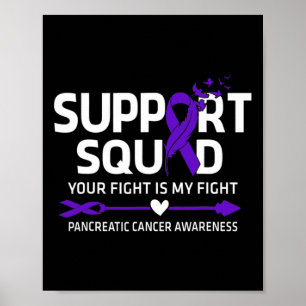 Póster Cáncer Pancreático Apoyo Escuadrón Cáncer Pancreát