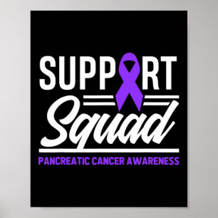 Póster Cáncer Pancreático Apoyo Escuadrón Cáncer Pancreát