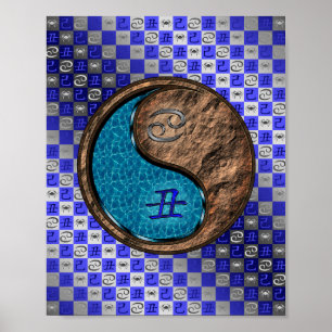 Póster Cáncer y óvulos terrestres