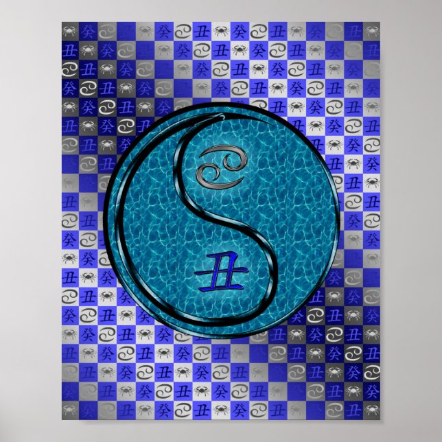 Póster Cáncer y Ox de agua (Frente)