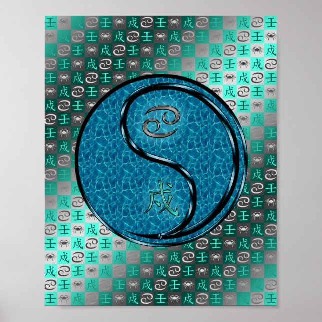 Póster Cáncer y Perro de Agua (Frente)