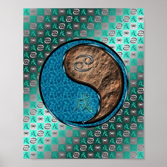 Póster Cáncer y perro de la Tierra (Frente)