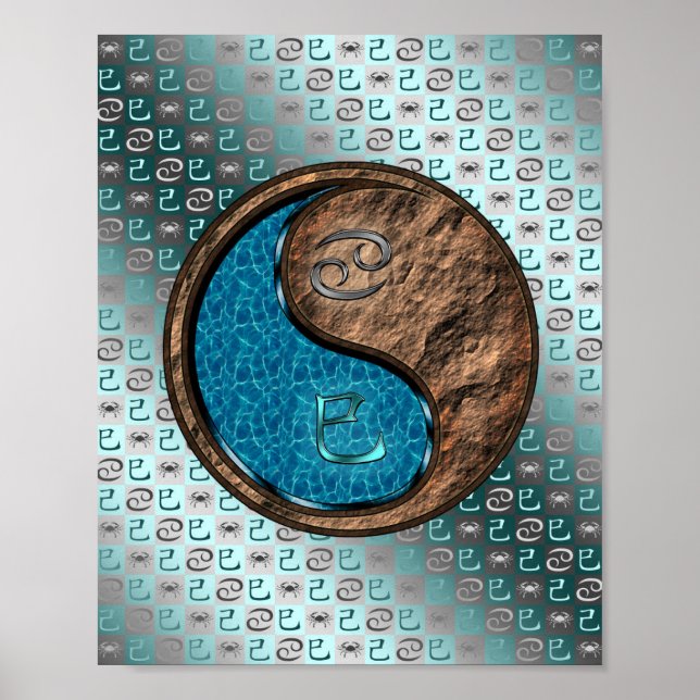 Póster Cáncer y serpiente de la Tierra (Frente)