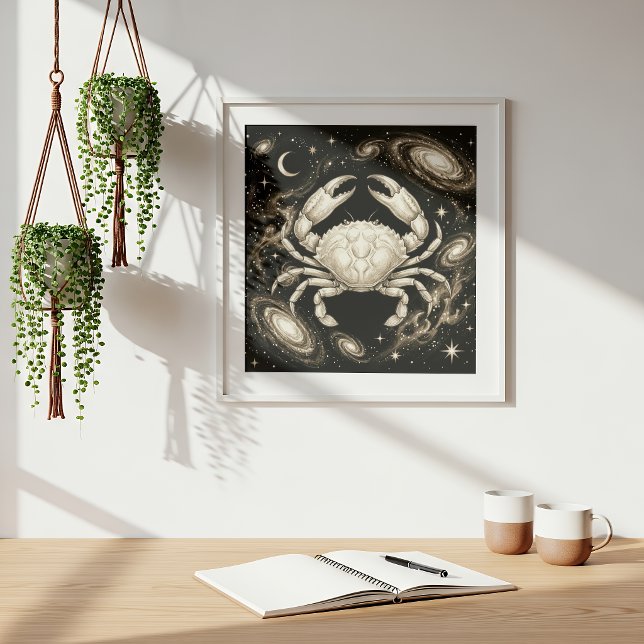 Póster Cáncer Zodíaco Celestial Astrología (Subido por el creador)