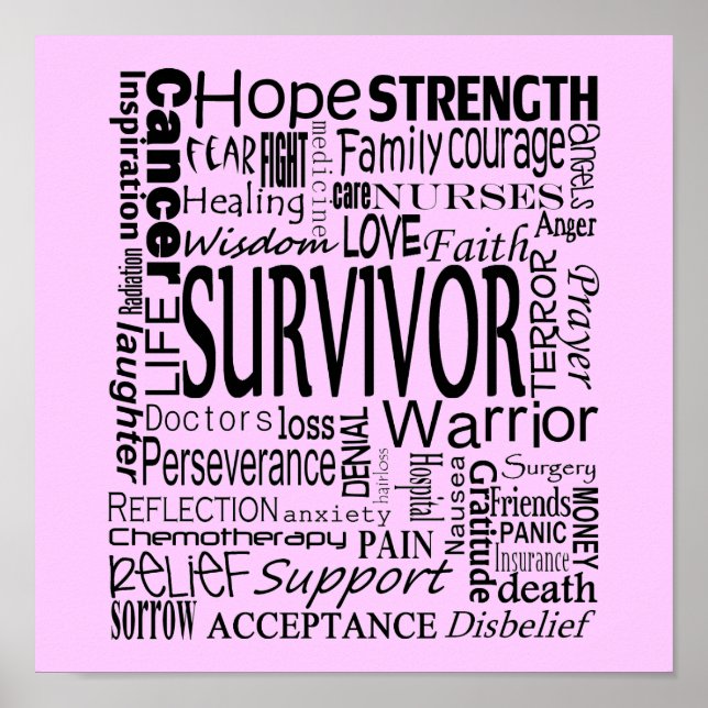 Póster CancerWords (Frente)