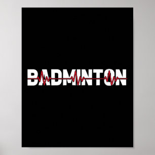Póster Cancha de bádminton raqueta - Raqueta Lanzadera Co