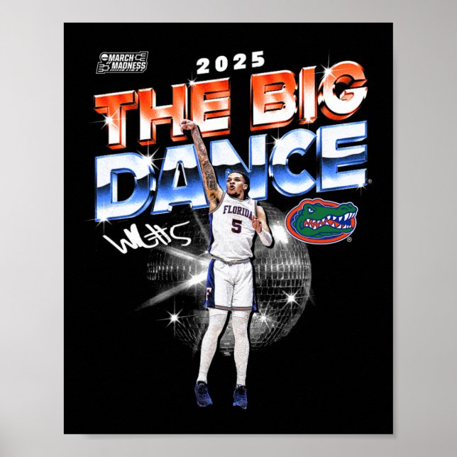 Póster Cancha de Florida Richard NCAA Final Four 2025 Mas (Frente)