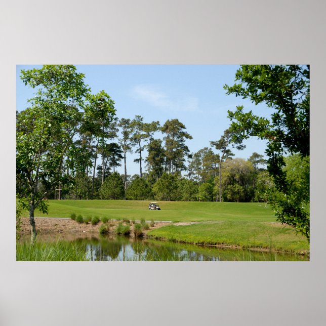 Póster Cancha de golf (Frente)