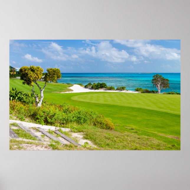 Póster Cancha de golf (Frente)