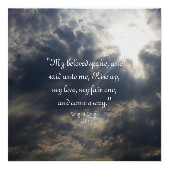 Póster Canción de canciones 2:10 Pegatina (Anverso)