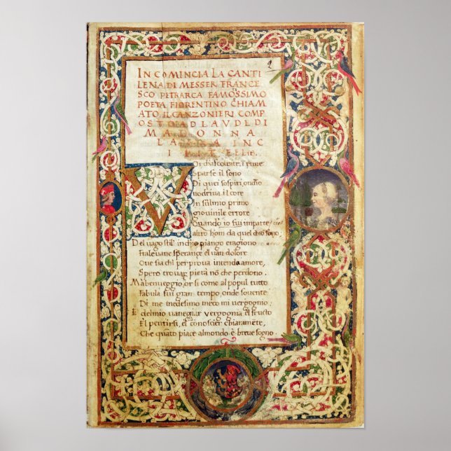 Póster Canción de elogio a Laure (Frente)