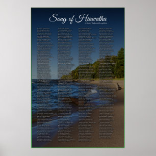 Póster Canción de Hiawatha - Por Longfellow