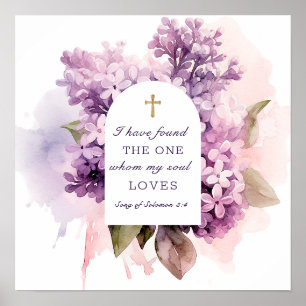 Póster Canción de la Biblia Boda Salomón contra la Cruz