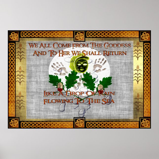 Póster Canción de la diosa (Frente)