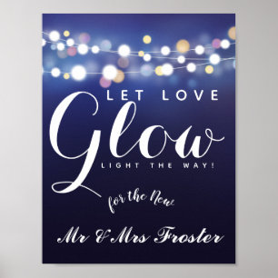 Póster Canción de luces de la marina Dejar que el amor re