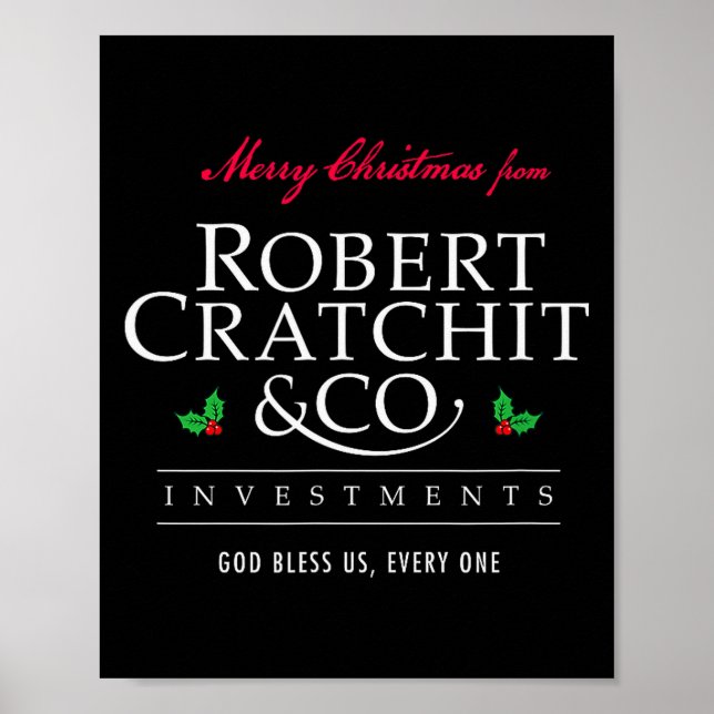 Póster Canción de Navidad Robert Bob Cratchit Ebenezer Sc (Frente)