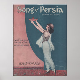 Póster Canción de Persia en 1922
