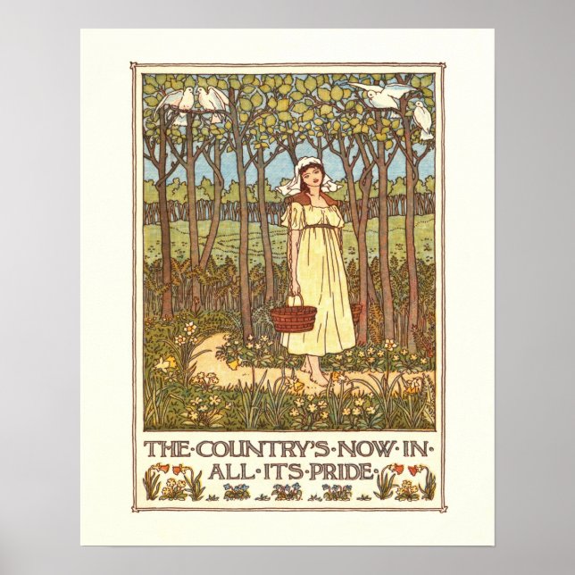 Póster "Canción de primavera" (Frente)