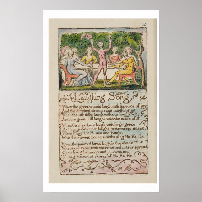 Póster 'Canción de risa', plato 26 de 'Canciones de inoce (Frente)