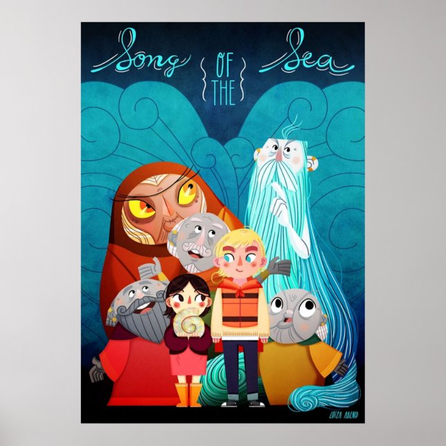 Póster Canción del mar (Frente)