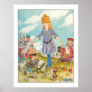 Póster Canciones de Alice: Alice y sus amigos