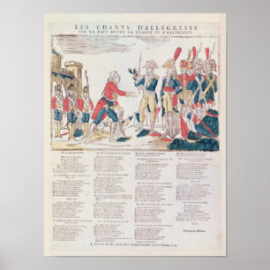 Póster Canciones del júbilo para la paz