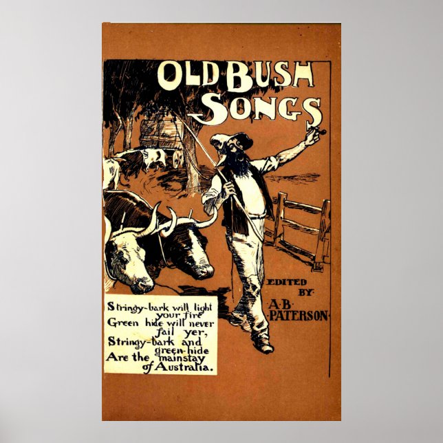 Póster Canciones del viejo Bush (Frente)