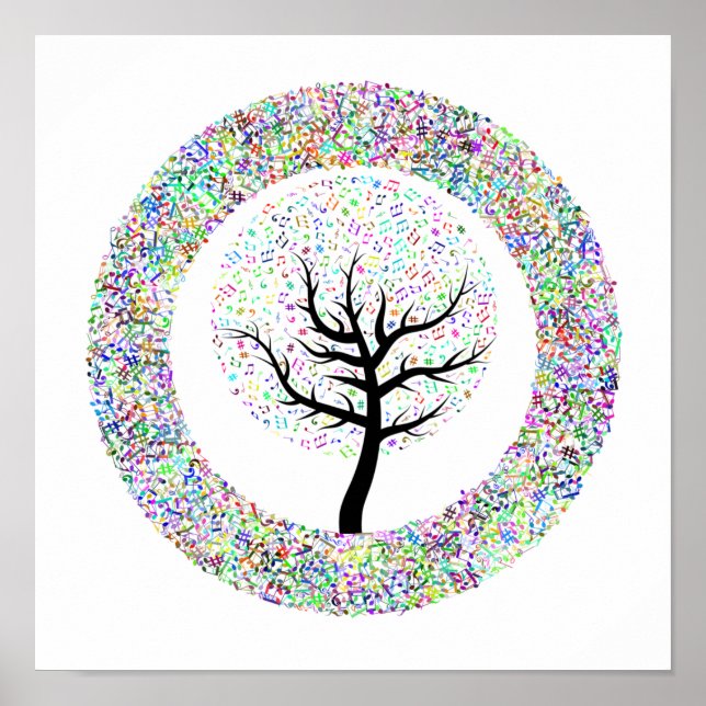 Póster Canciones en el árbol de la vida (Frente)