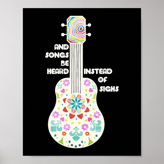 Póster Canciones Se Escuchan Goddeletree Hinchas Musicale (Frente)