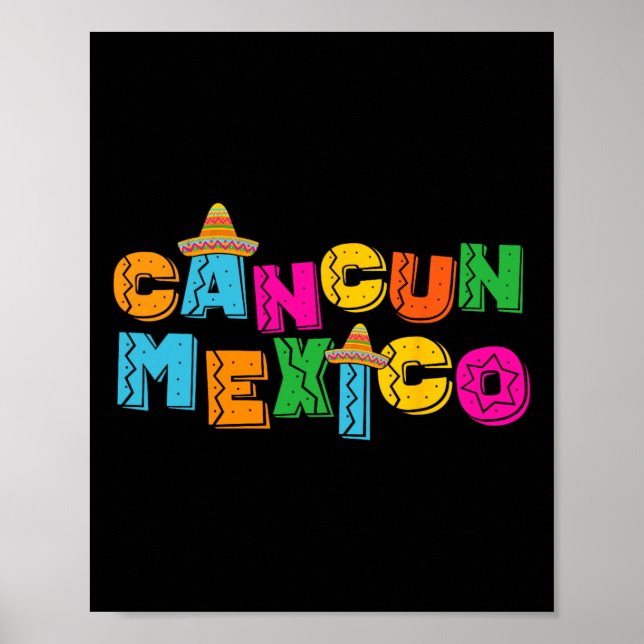 Póster Cancún México  (Frente)