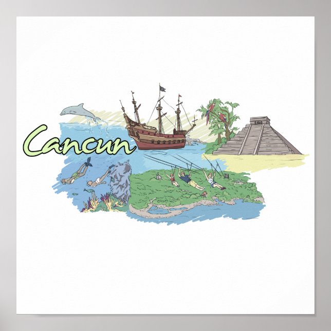 Póster Cancún - México.png (Frente)